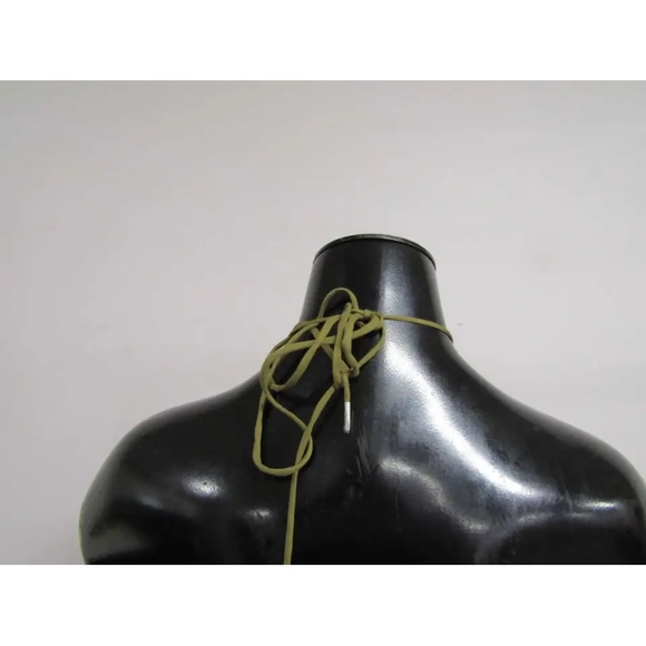 NWT Magali Pascal Fenix Halter criss cross strappy tie crop top tank Moss green - Picture 12 of 13